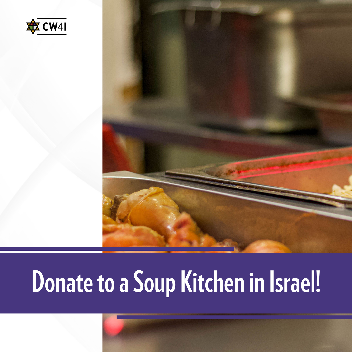 Donate to a Soup Kitchen in Jerusalem, Israel!