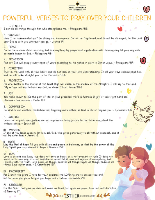 Powerful Verses to Pray Over Your Children