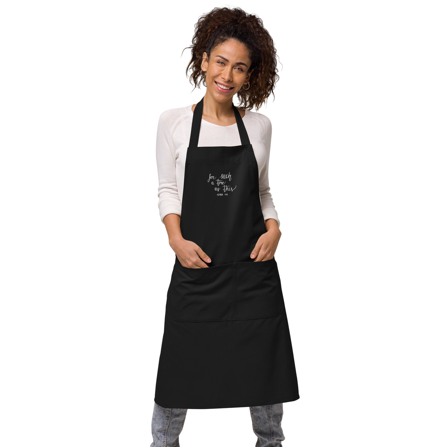 “For Such a Time as This” Organic Cotton Apron