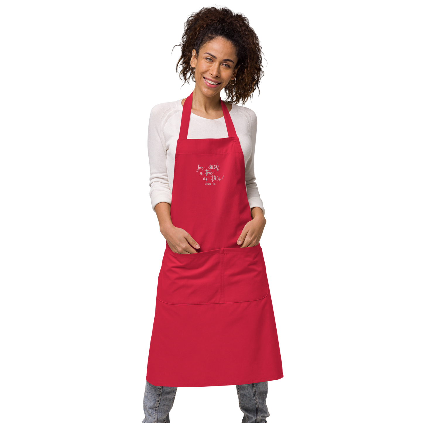 “For Such a Time as This” Organic Cotton Apron