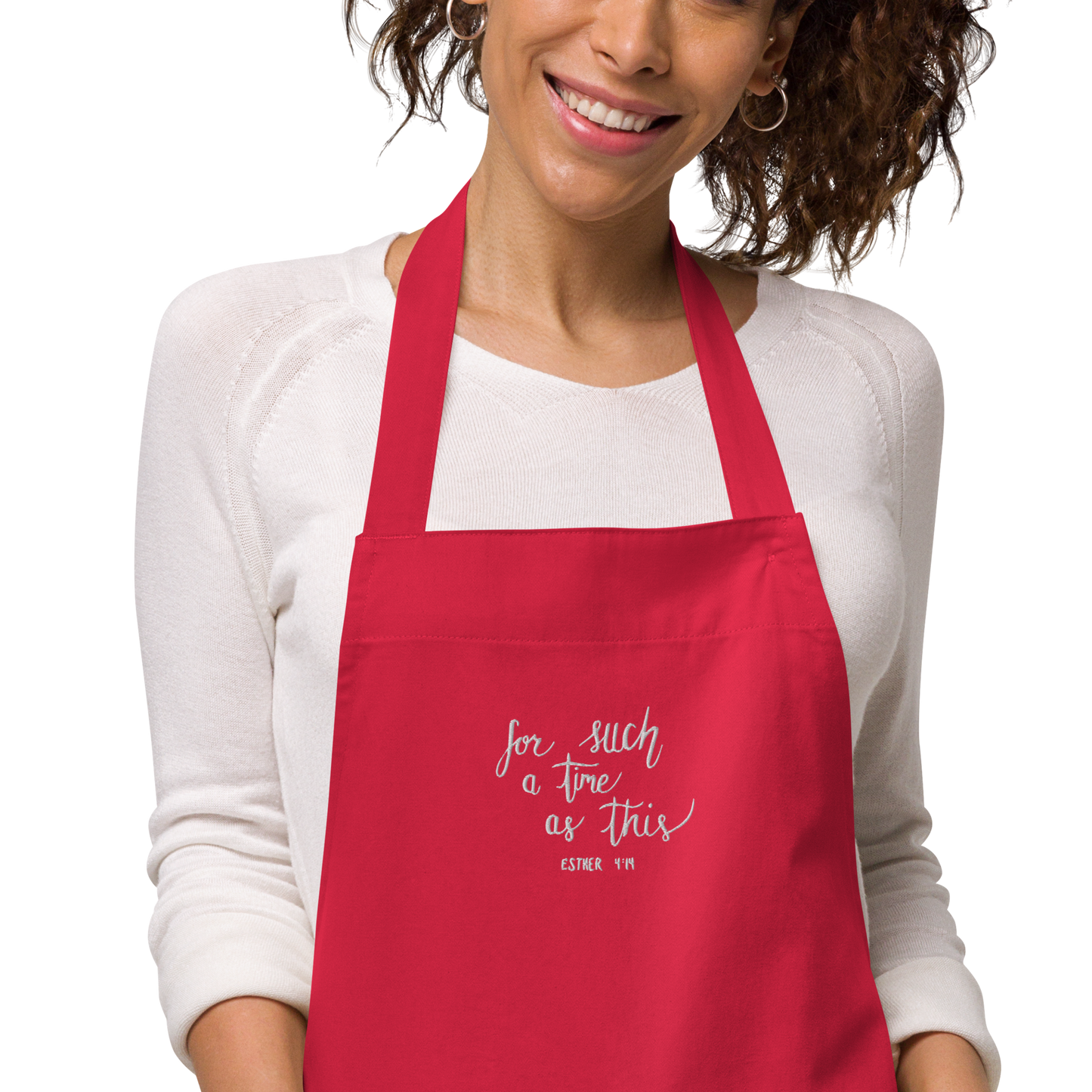 “For Such a Time as This” Organic Cotton Apron