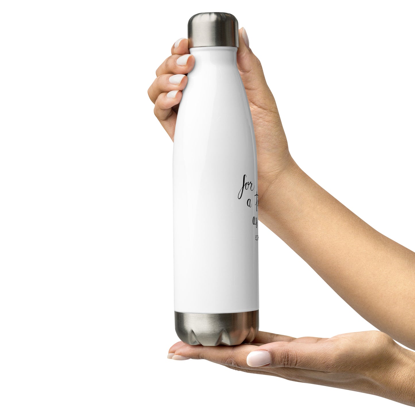 Esther 4:14 Stainless steel water bottle